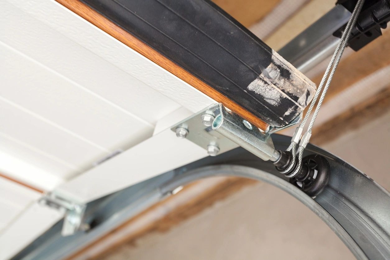 Garage door opener mechanism hardware