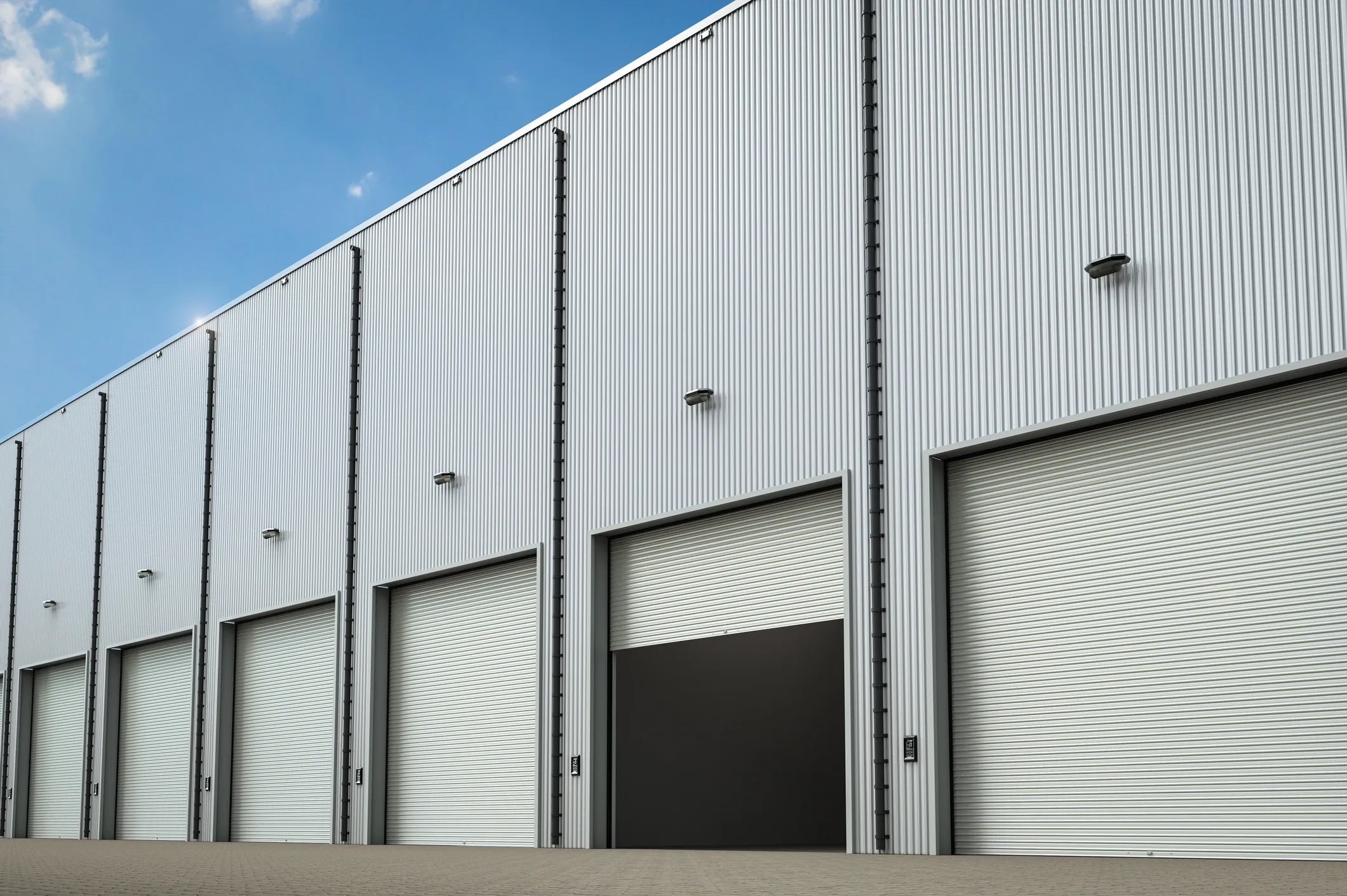 Commercial garage door service