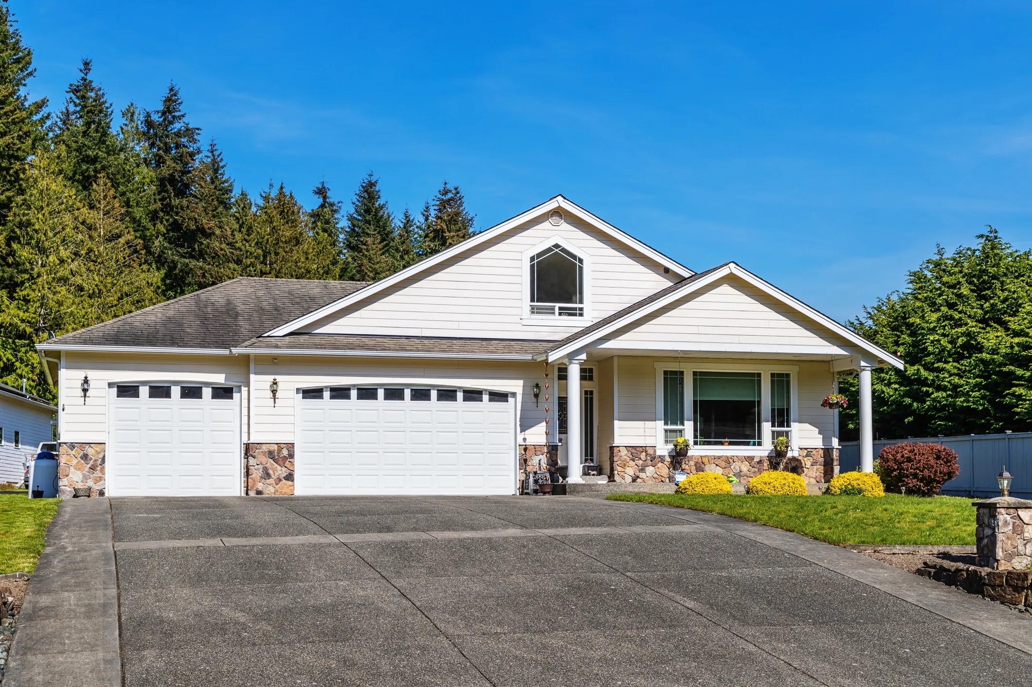 New garage door installation